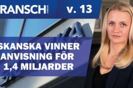 TV: Skanska vinner anvisning för 1,4 miljarder Thumbnail