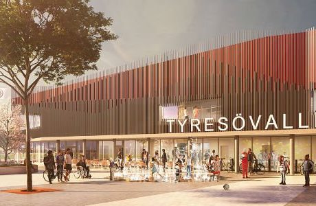 Delar av bygget stoppas