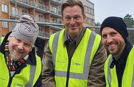 Lök i jord för 159 nya bostadsrätter i Uppsala