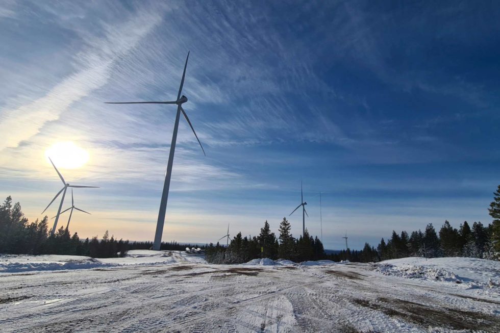 Biltillverkare satsar på vindkraftpark i Skellefteå