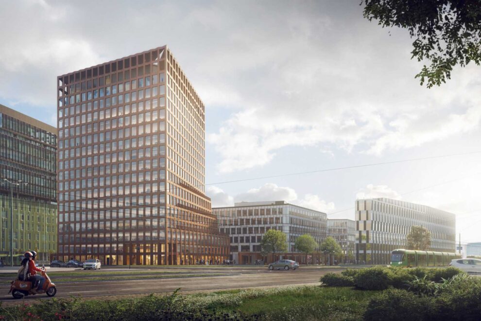 Kontorskomplexet Nowy Rynek. Pressbild/Skanska