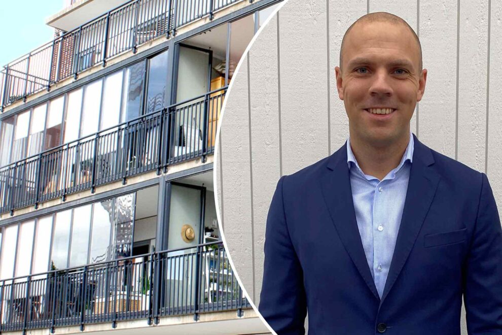 Johan Claesson, affärsområdeschef för Fasadgruppen Väst. Foto: Alnova/Fasadgruppen