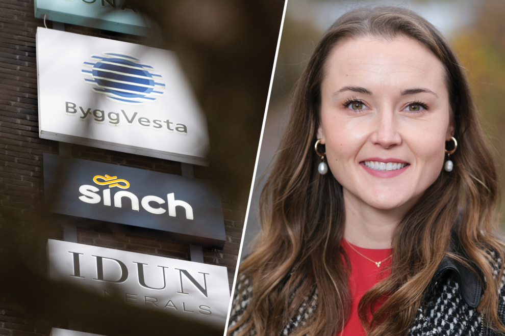 Jenny Jonsson tog över vd-posten på ByggVesta 2019. Foto: Till vänster, Henrik Montgomery / TT.