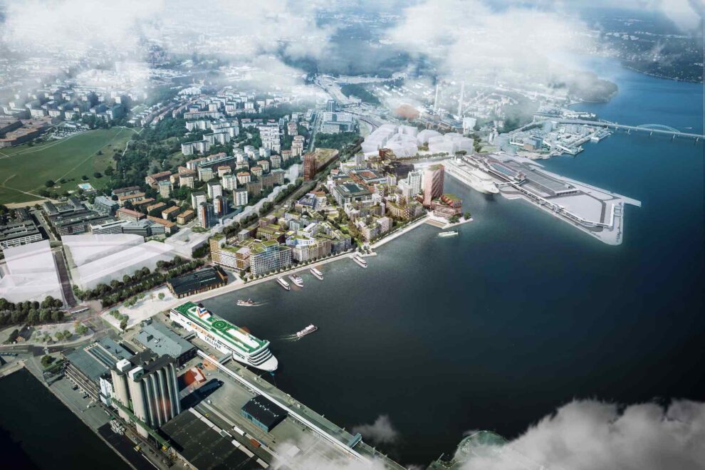 Saltkajen. Illustration: AIX Arkitekter