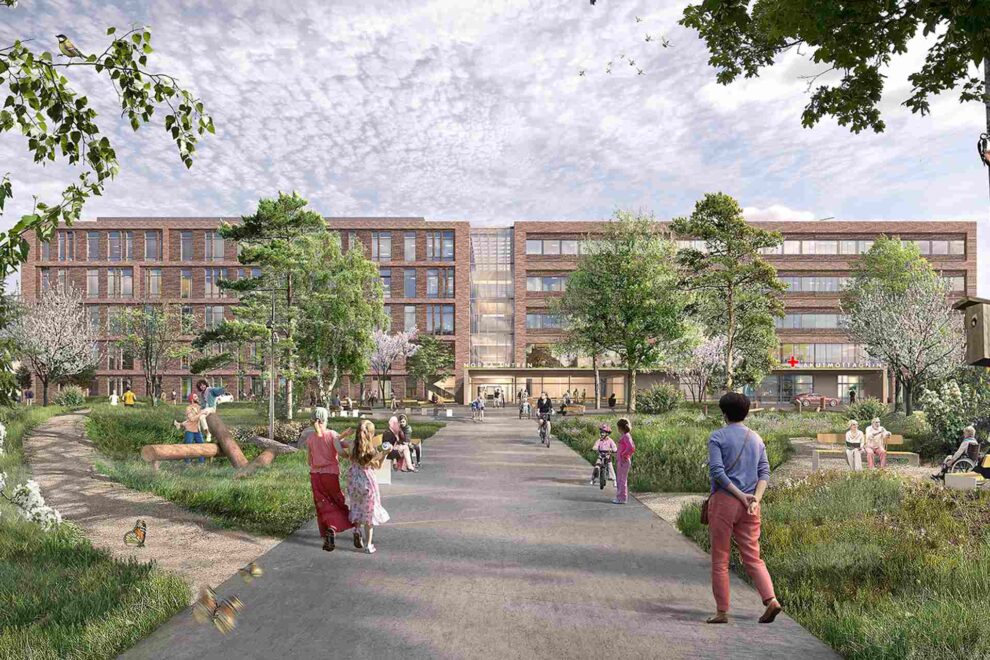 Entré nya CSK. Foto: White Arkitekter/Cision