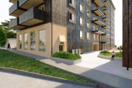 Bygger 141 bostadsrätter – i trä Thumbnail