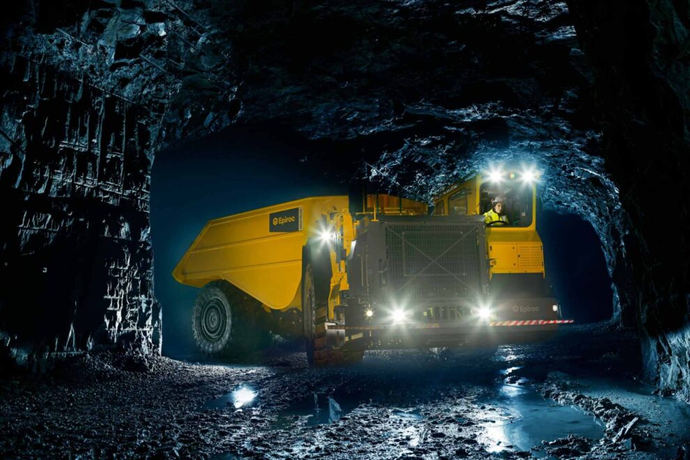 Epirocs gruvtruck Minetruck MT65.