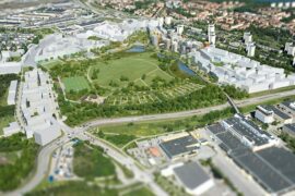 Skanska förbereder på Årstafältet Thumbnail