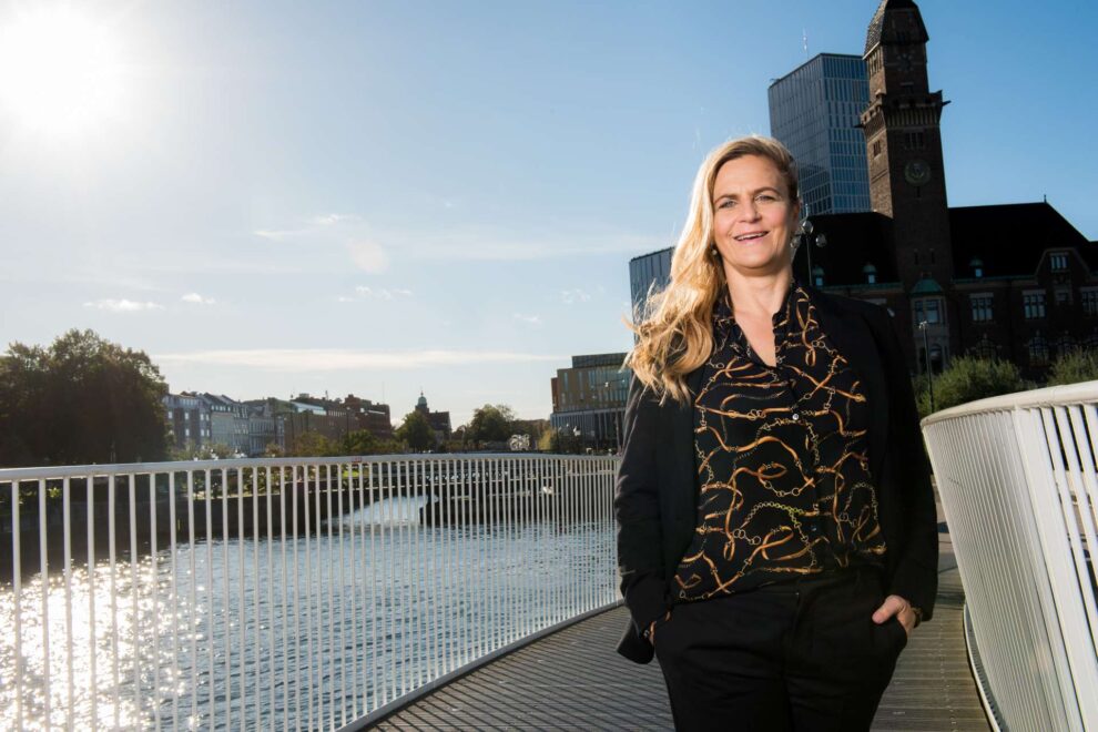 Tina Thörner. Foto: Moelven Edanesågen