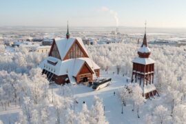 Veidekkes uppdrag: Flytta kyrka i Kiruna Thumbnail
