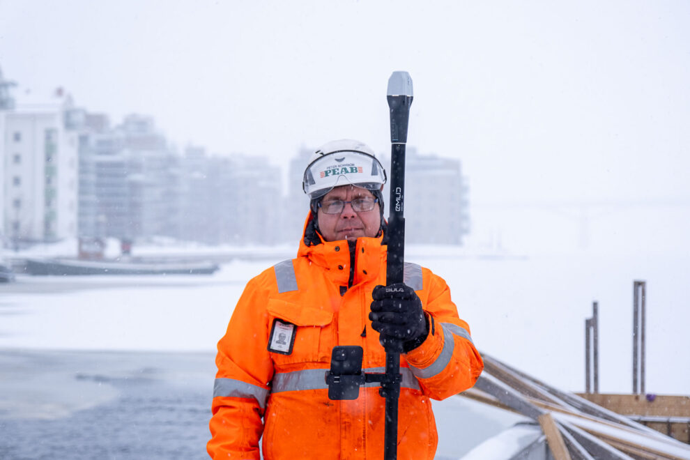 Peter Norrbom, kalkyl- och entreprenadingenjör på Peab Anläggning
