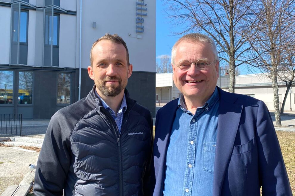 Ingemar Falk och Gunnar Jönsson. Bildkälla: Fiskarhedenvillan.