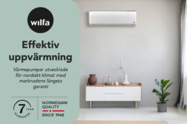 Hållbar och klimatsmart komfort med Wilfa luftvärmepumpar! Thumbnail