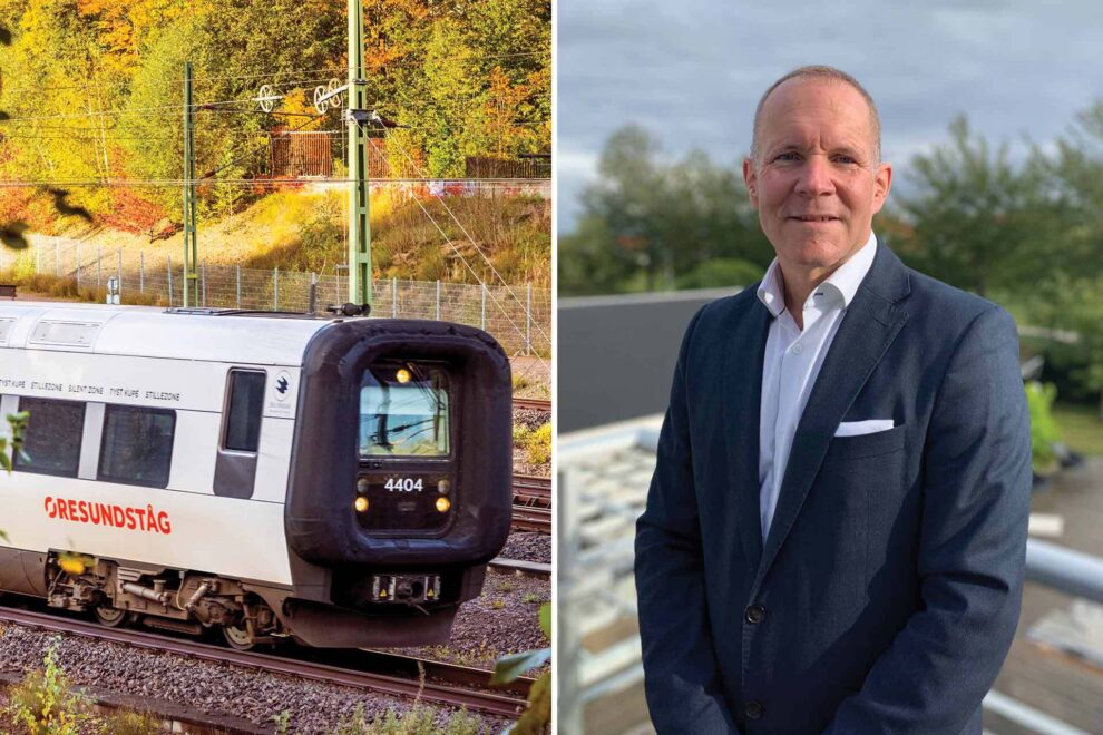Mark Fenzel, tillträdande vd för Öresundståg AB. Foto: Pressbild