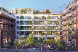 Odlingsbara balkonger och smart teknik präglar Green Hub i Lund