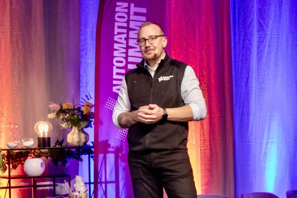 Daniel Boqvist, affärsverksamhetschef på Automation Region. Bild: Anna Sandberg