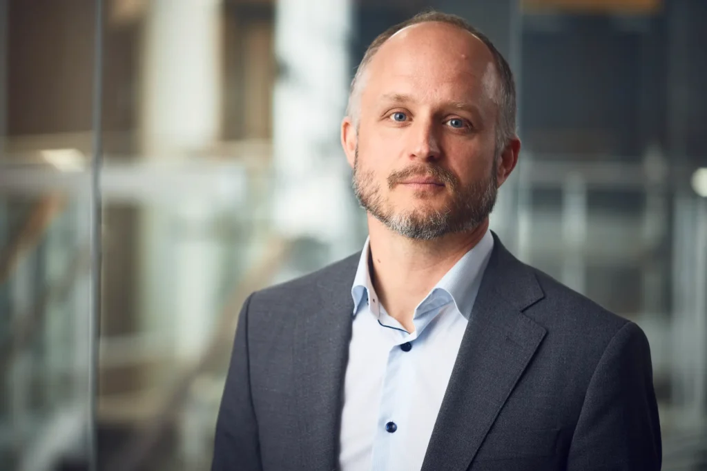 Daniel Gustafsson, ansvarig för nätplanering för stamnätet på Svenska kraftnät. Bild: Svenska kraftnät.