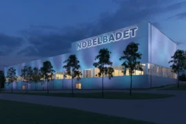 Byggjätten uppför nytt badhus Thumbnail