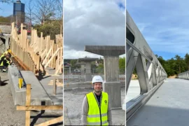 112 meter lång bro ska fraktas genom Stockholm Thumbnail
