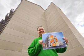 Bygger flyttbar muralmålning Thumbnail