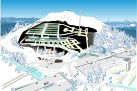 Sicklaanläggningen under äventyrsbacken växer fram Thumbnail