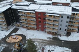 Gym och aktivitetsrum i Umeås nya bostadskvarter