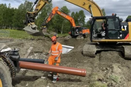 Peab bygger huvudledningar för 100 miljoner Thumbnail
