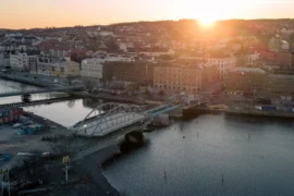 Nu är nya bron på plats Thumbnail