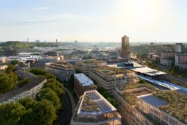 Här byggs världens största trästadskvarter – i Sverige Thumbnail