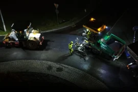 De testar elektrifierad asfaltsläggning i höst Thumbnail