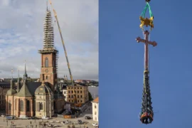 Här plockar man isär jättespiran på 106 ton Thumbnail
